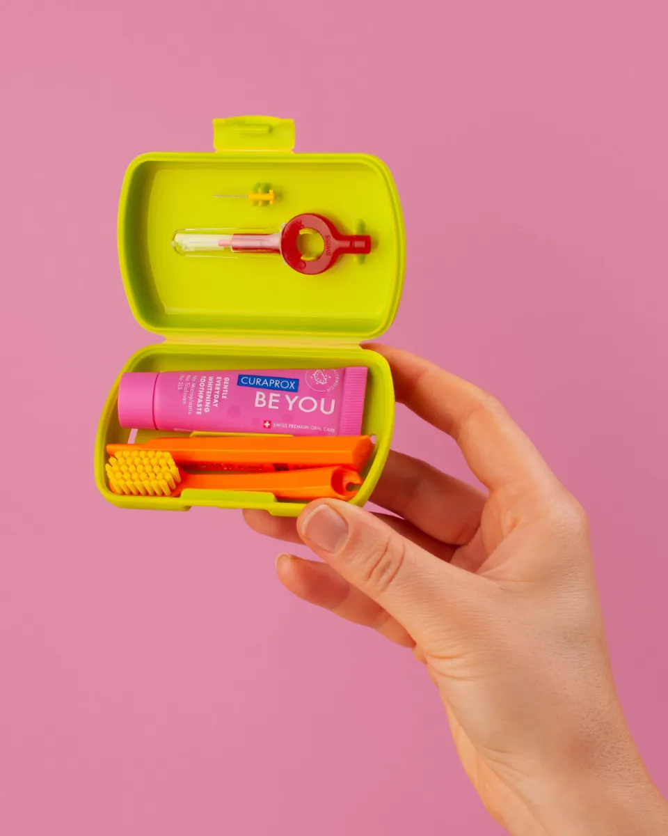 Travel oral care kit